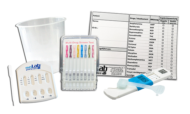 möLab Test urinaire de dépistage anti-drogue Multi-Line